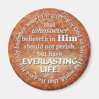 John 3:16 KJV EverdurLife Bible Verse Quote Magnet