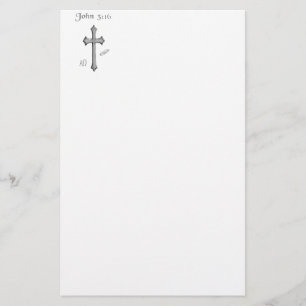 John 3:16-kläder brevpapper