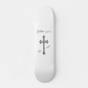 John 3:16-kläder skateboard bräda 21,5 cm