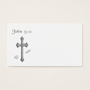 John 3:16-kläder visitkort