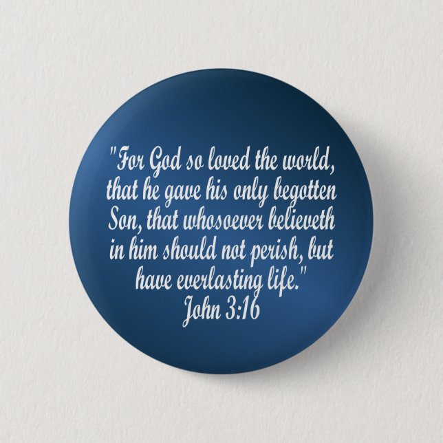 John 3:16 knapp (Framsida)