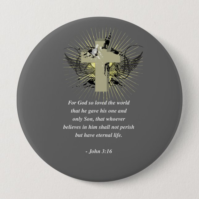 John 3:16 knapp (Framsida)