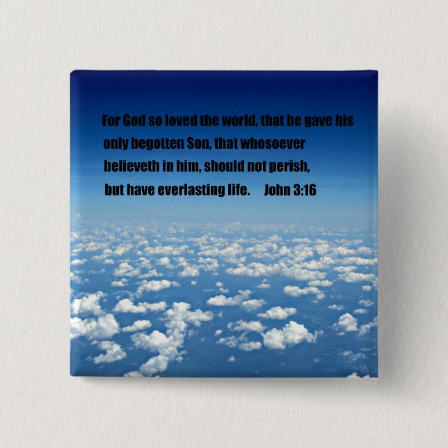 John 3:16 knapp (Framsida)