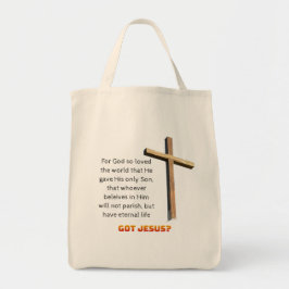 John 3:16 Kors Tygkasse