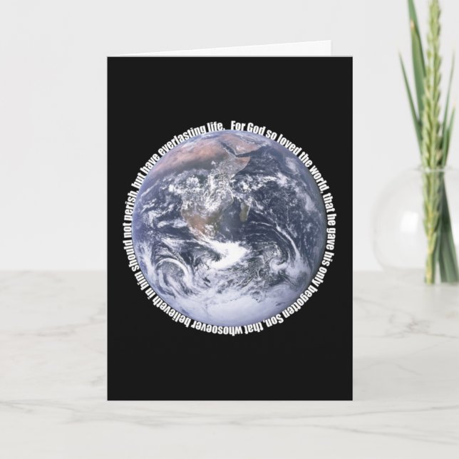 John 3:16 kort (Framsida)