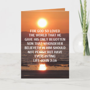 JOHN 3 16 KORT