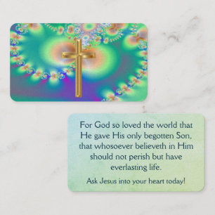 John 3:16-kort visitkort