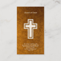 John 3:16 - kristen guld- visitkort