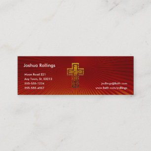 John 3:16 - kristen mini visitkort
