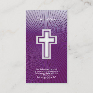John 3:16 - kristen visitkort