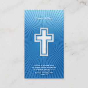 John 3:16 - kristen visitkort