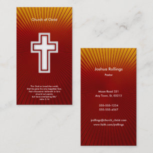 John 3:16 - kristen visitkort