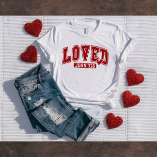 John 3:16 Kristet Alla Hjärtans Dag T-shirt