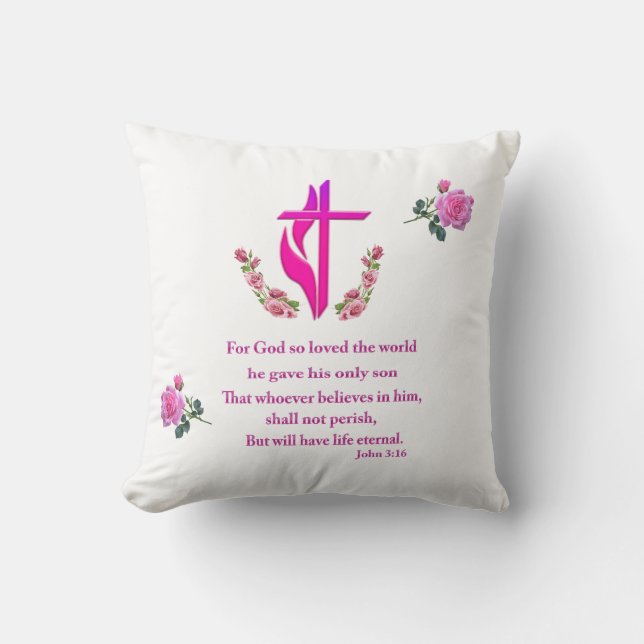 John 3:16 kudde (Framsida)