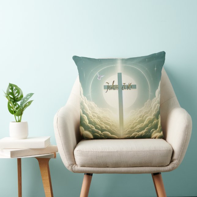 John 3:16 kudde (Stol)