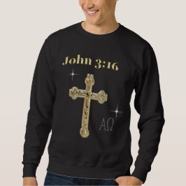 John 3:16 lång ärmad tröja