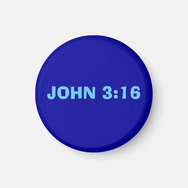 JOHN 3:16 MAGNET (Framsidan)