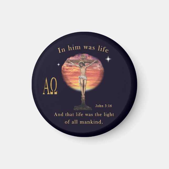 John 3:16 magnet (Framsidan)