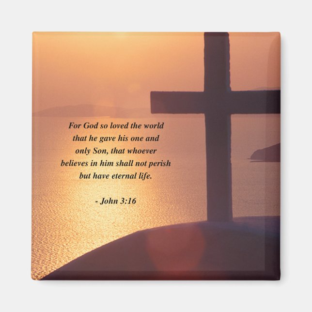 JOHN 3:16 MAGNET (Framsidan)