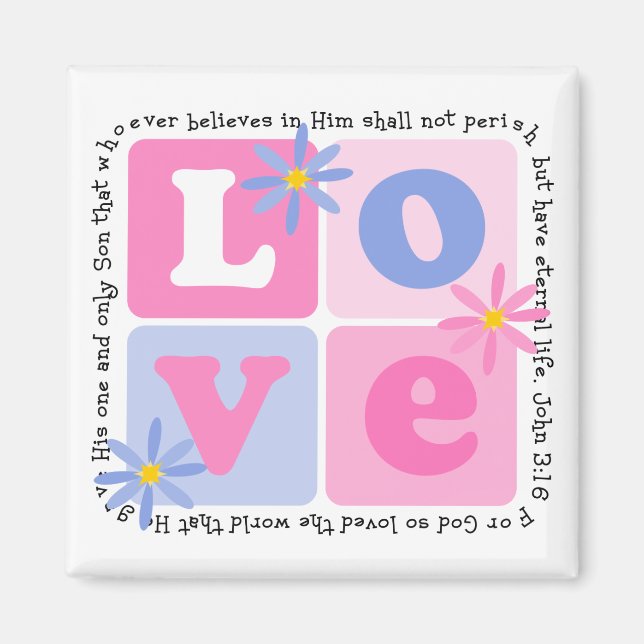 John 3:16 Magnet (Framsidan)