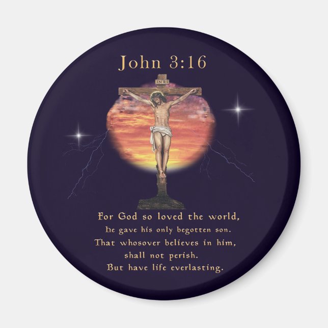 John 3:16 magnet (Framsidan)
