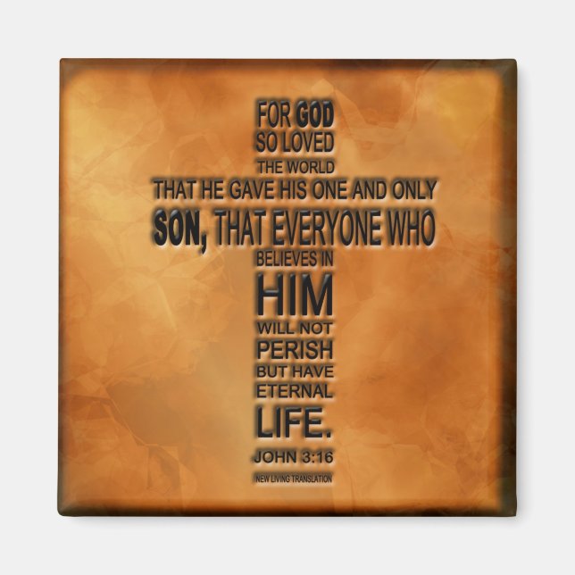 John 3:16 Magnet (Framsidan)