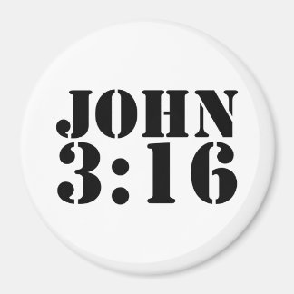 JOHN 3:16 Magnet for fridge or car 