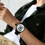 John 3:16 Manar Armbandsur<br><div class="desc">Den största berömden i bibeln - för Gud så älskade världen...  JOHN TRE SJÄTTE. Trendig: Sporttypografi i svart för idrottsmän och idrottsentusiaster. Gör en underbar Fars dag-gåva!</div>