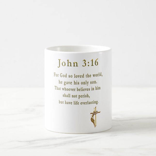 John 3:16 Mugg (Center)