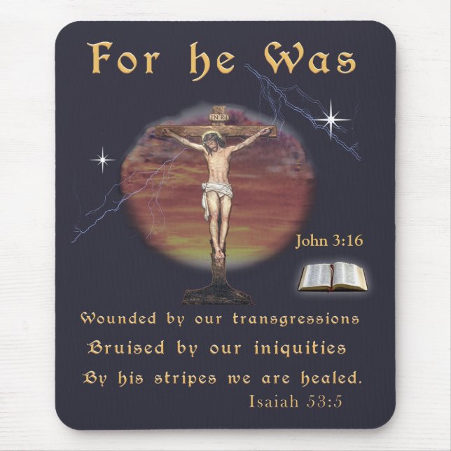 John 3:16 musmatta (Framsidan)