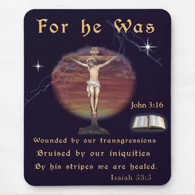 John 3:16 musmatta (Framsidan)