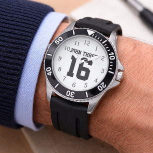 John 3:16 Nummer Herrar Armbandsur
