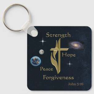 John 3:16 nyckelring