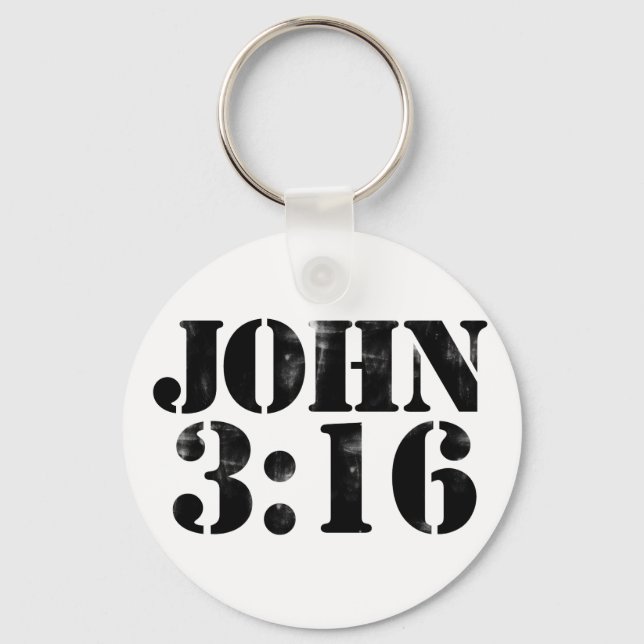 John 3:16 nyckelring (Framsida)