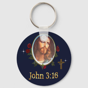 John 3:16 nyckelring
