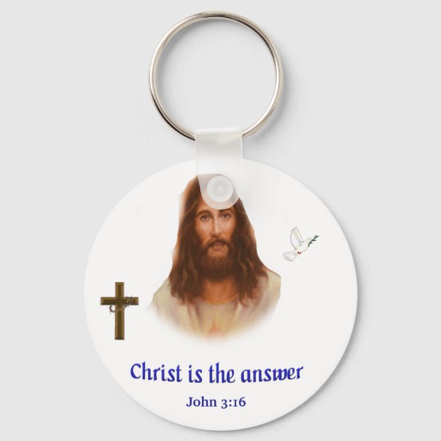 John 3:16 nyckelring (Framsida)