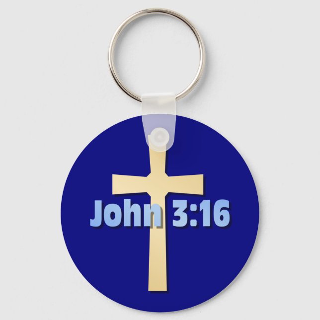 John 3:16 nyckelring (Framsida)