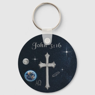 John 3:16 nyckelring