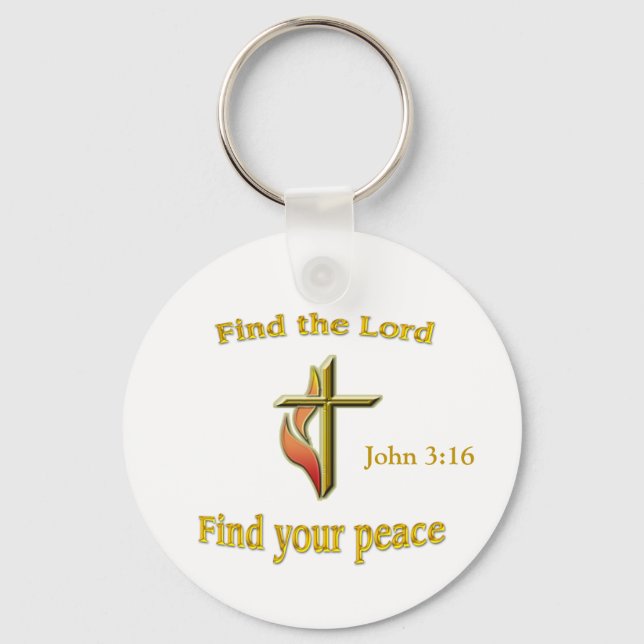 John 3:16 nyckelring (Framsida)
