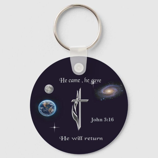John 3:16 nyckelring (Framsida)