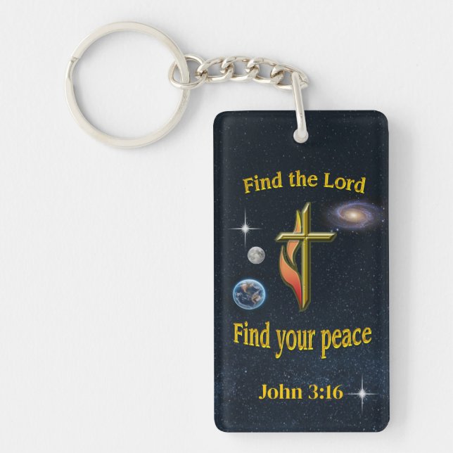 John 3:16 nyckelring (Framsidan)