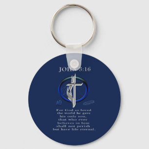 John 3:16 nyckelring