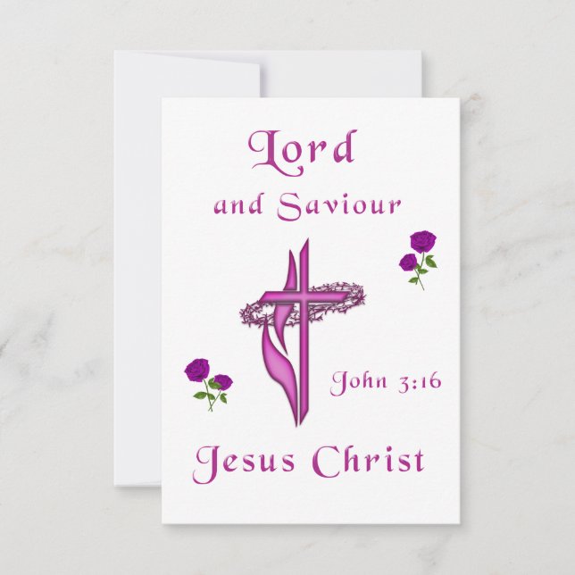 John 3:16 OSA kort (Framsida)