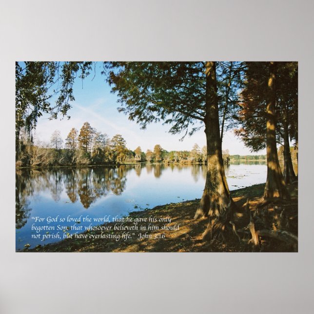 John 3:16 poster (Framsidan)