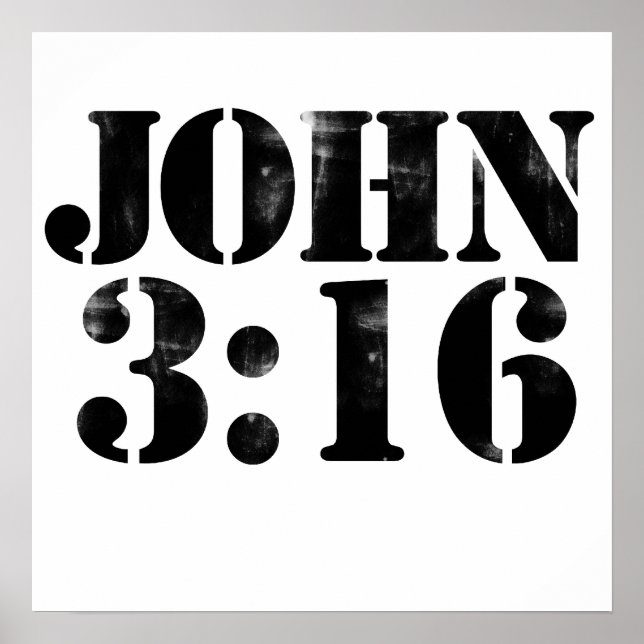John 3:16 poster (Framsidan)