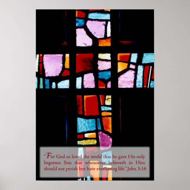 John 3:16 poster (Framsidan)