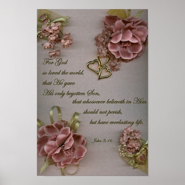 John 3:16 poster (Framsidan)