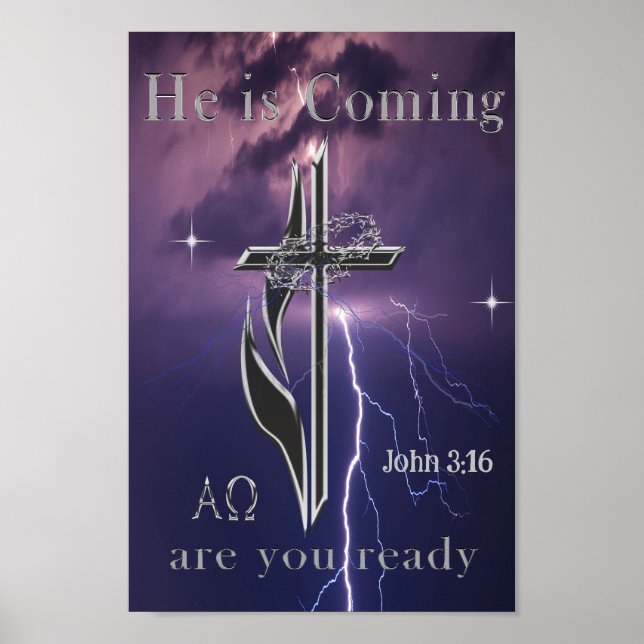 John 3:16 poster (Framsidan)
