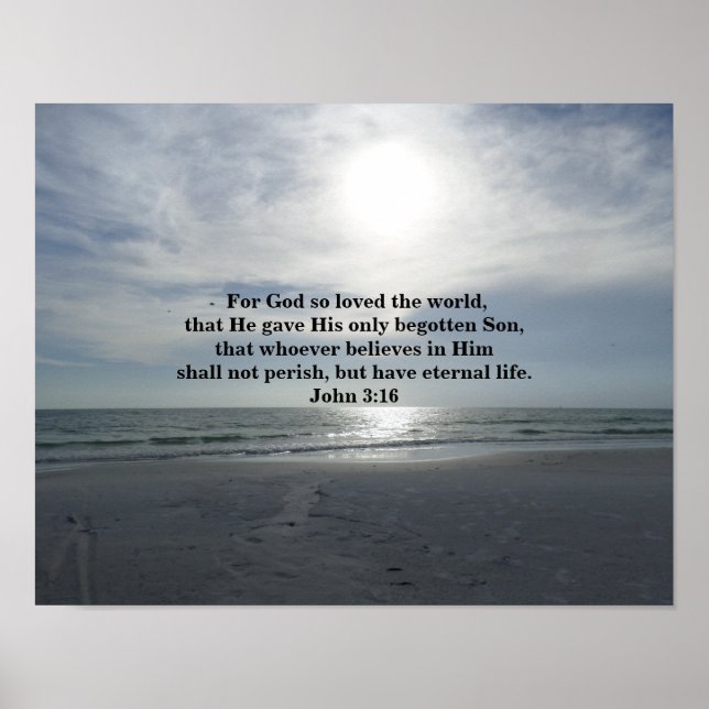 JOHN 3:16 POSTER (Framsidan)