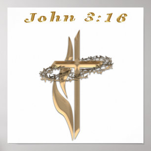 John 3:16-produkter poster